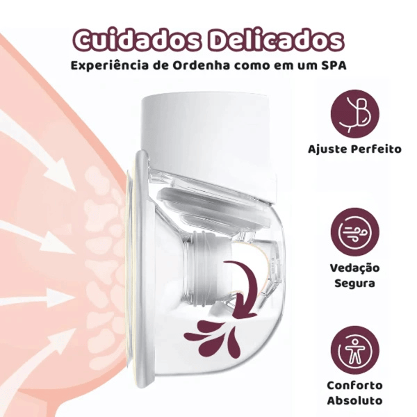 Bomba Extratora de Leite Elétrica – MamaComfort Plus