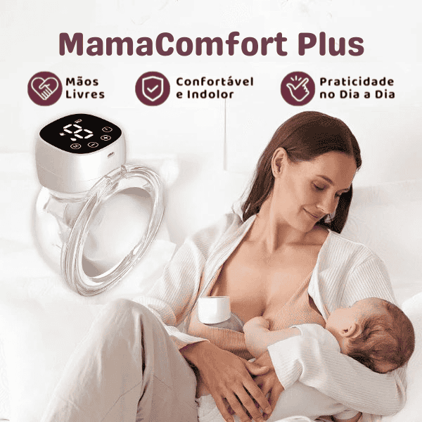 Bomba Extratora de Leite Elétrica – MamaComfort Plus